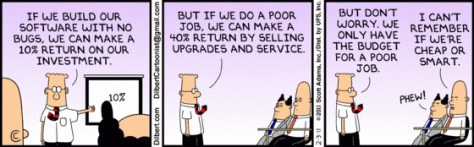 Scott Adams (c) - shares how it feels to deliver rubbish.